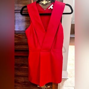 Silence + Noise, Size 0, red skort romper